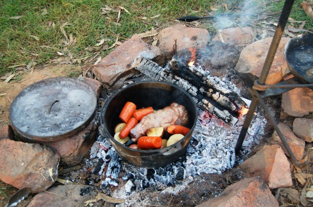 Roast Lamb - Camp Oven Style