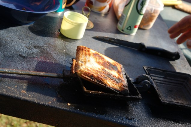 Savoury mince jaffles