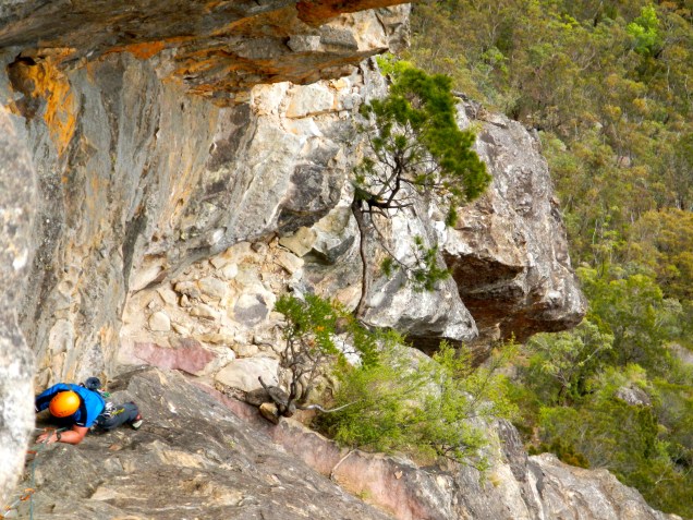 Baz on final pitch - Sweet Dreams, Blue Mountains, Australia