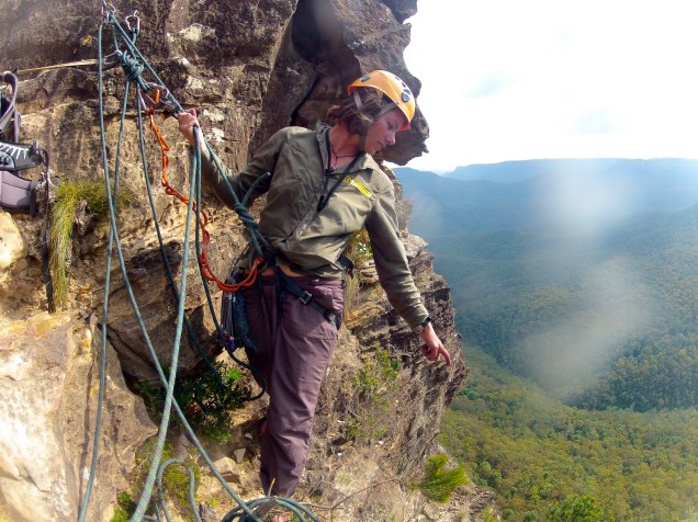 Rachael - Lead Climbing