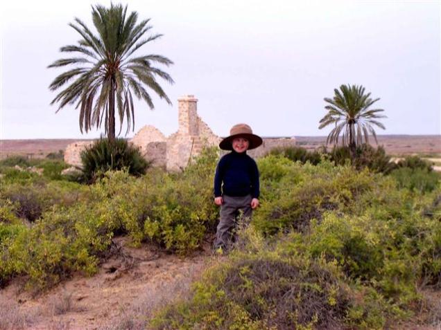 Thomas at Dalhousie ruins