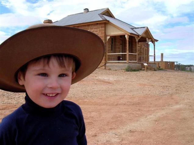 Thomas at Milparinka