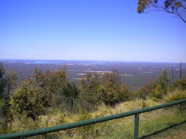 We can see the finish - 50 kilometres away