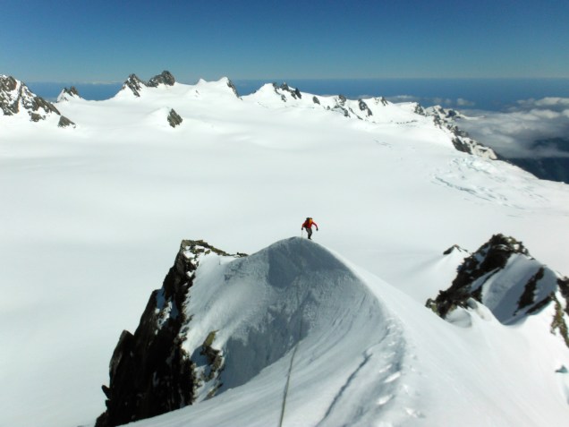 Baz on Aurora - Southern Alps, New Zealand