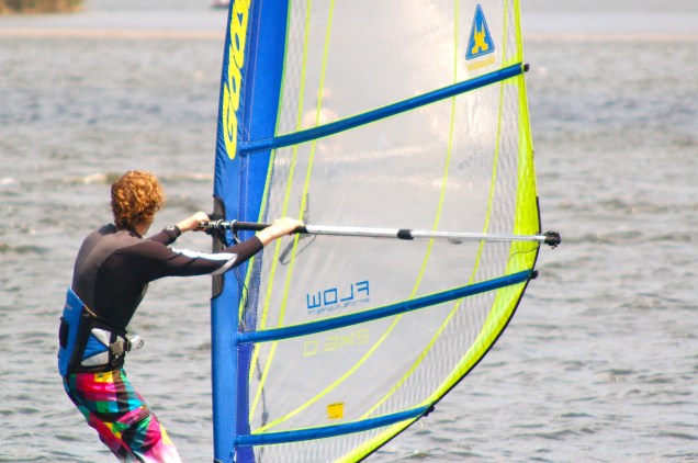 Windsurfing, Narrabeen Lake, Sydney, Australia