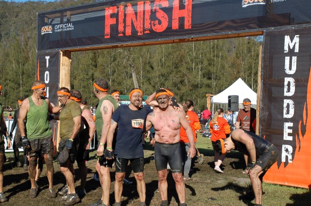 Baz and Ray "survive" Tough Mudder