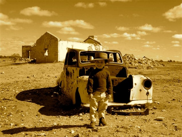 The Walking Hat, Cadelga Ruins, Outback Australia
