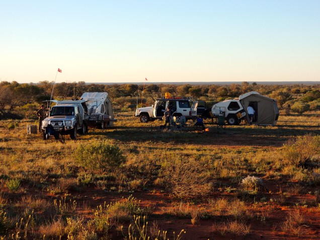 Camping in the outback