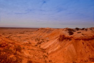Colourful desert